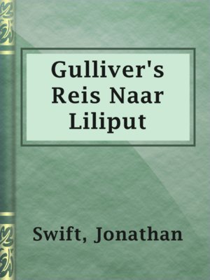 cover image of Gulliver's Reis Naar Liliput